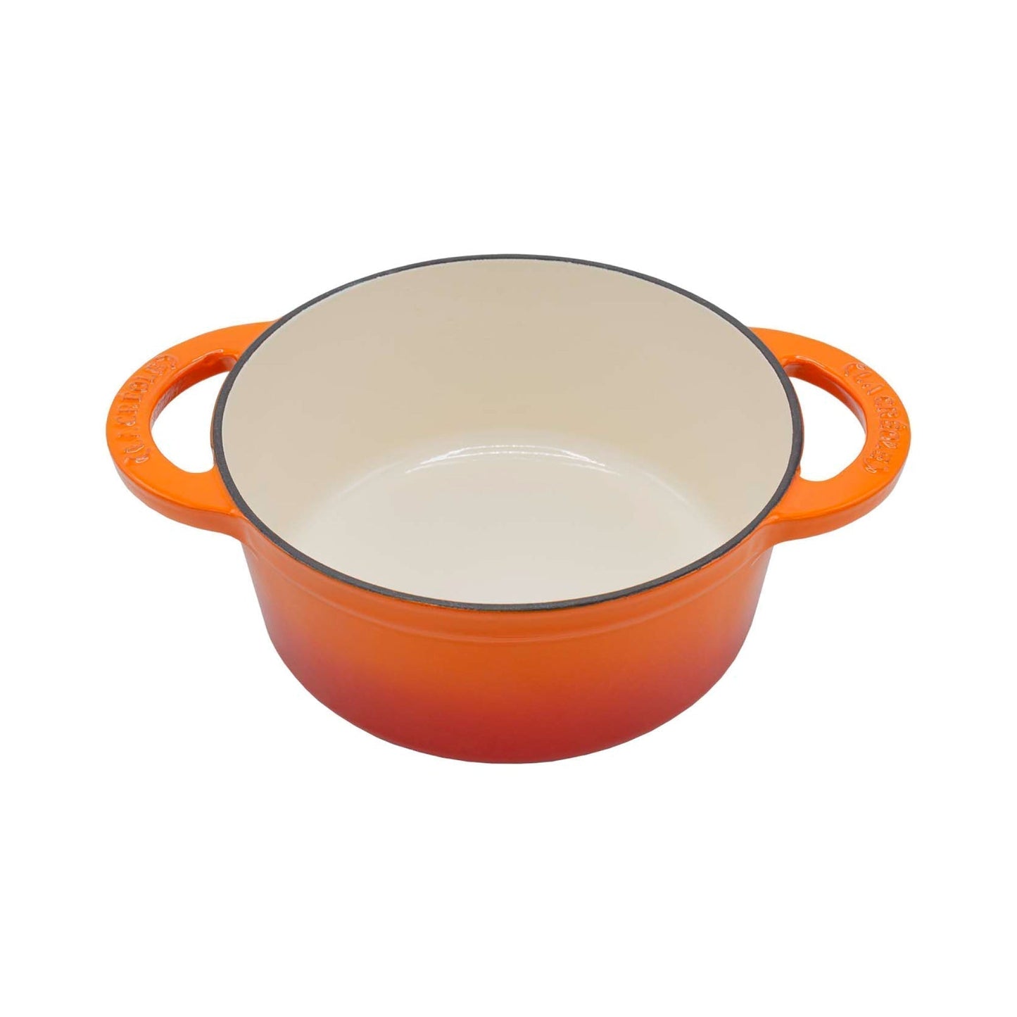 Olla Redonda 22 Cm Rouge Rubis 3 Lts12#Naranjo