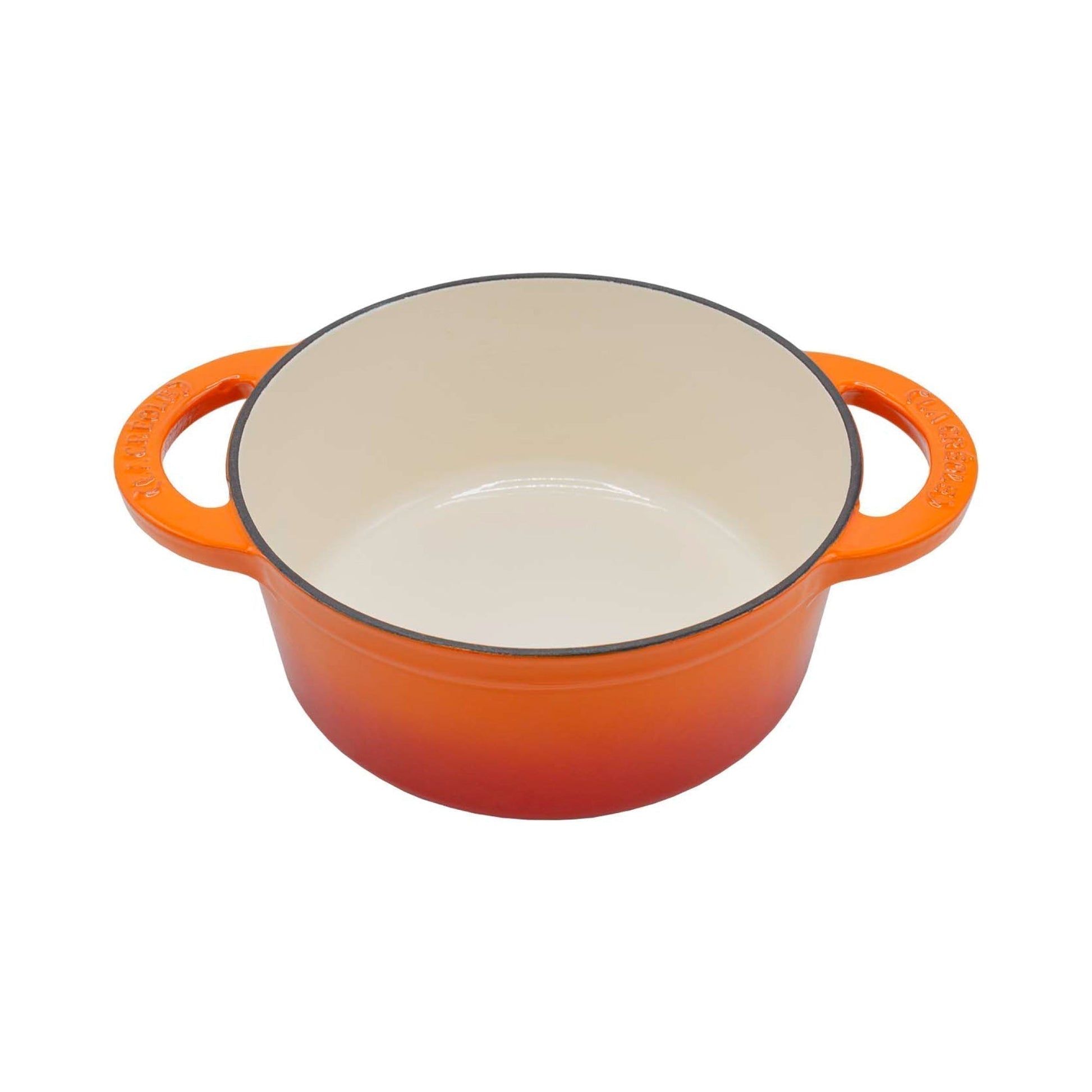 Olla Redonda 22 Cm Rouge Rubis 3 Lts12#Naranjo