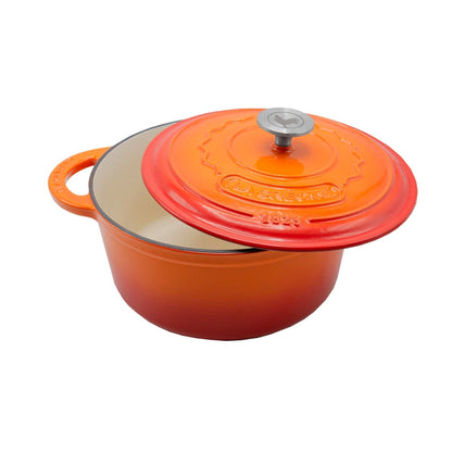 Olla Redonda 26 Cm Rouge Rubis 5 Lts9#Naranjo