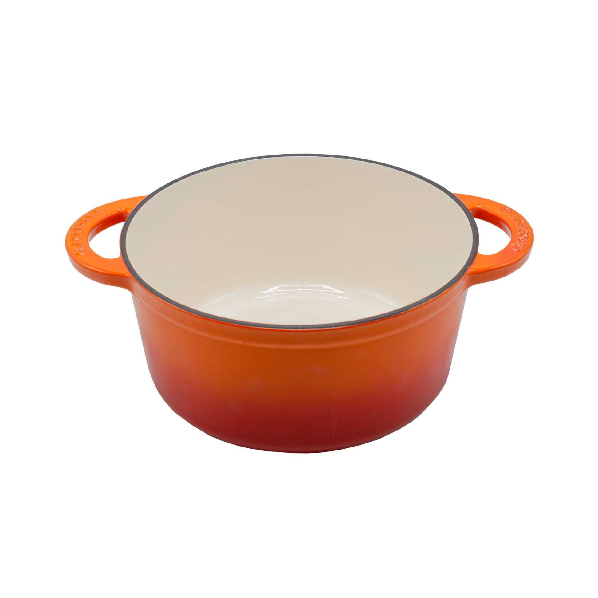 Olla Redonda 26 Cm Rouge Rubis 5 Lts10#Naranjo