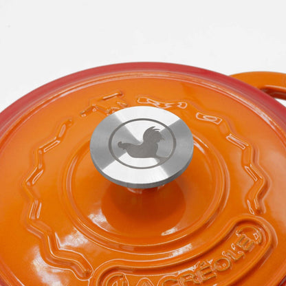 Olla Ovalada 29 Cm 4 Lt6#Naranjo