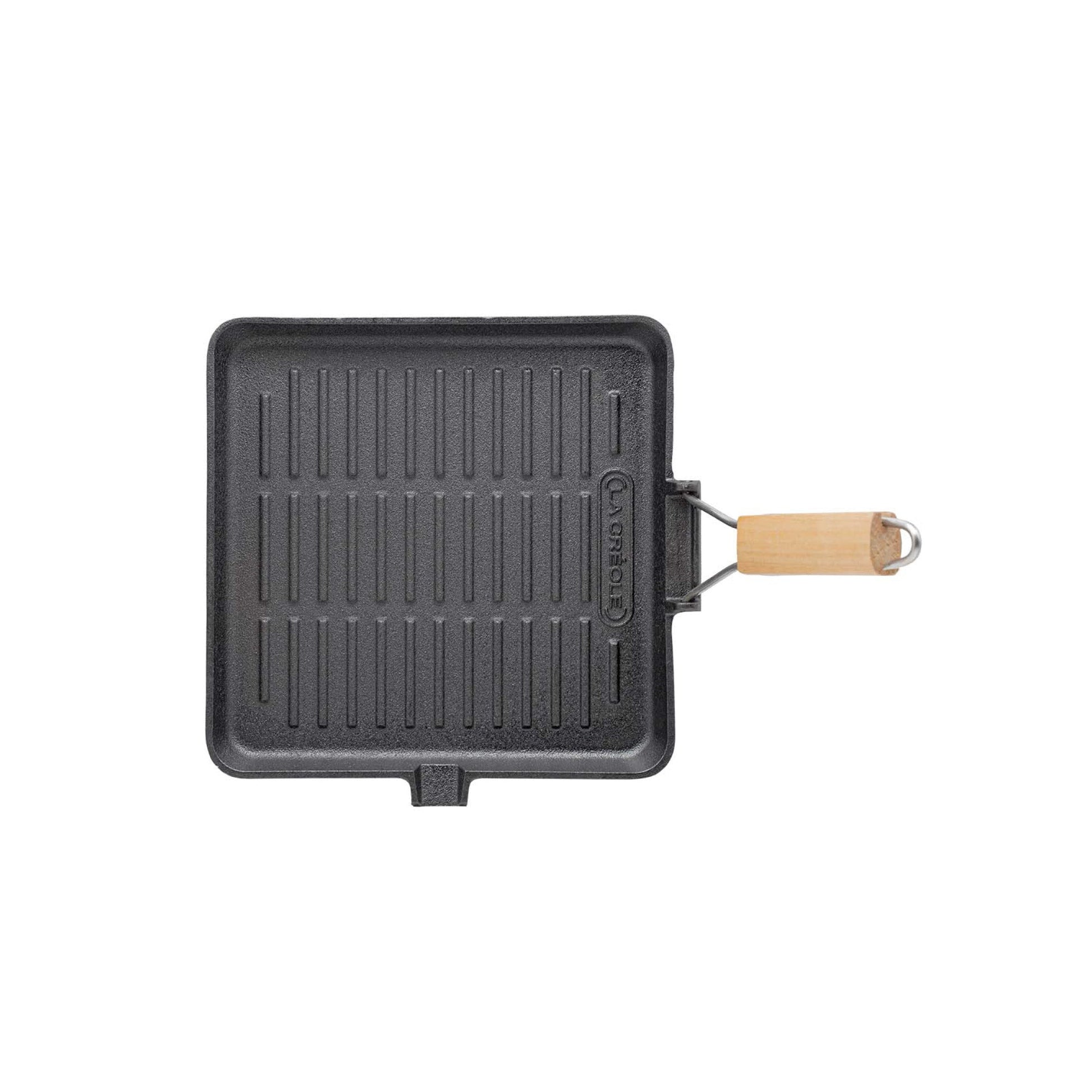 Sartén Grill Cuadrado con Vaciador 28 Cm3#Negro