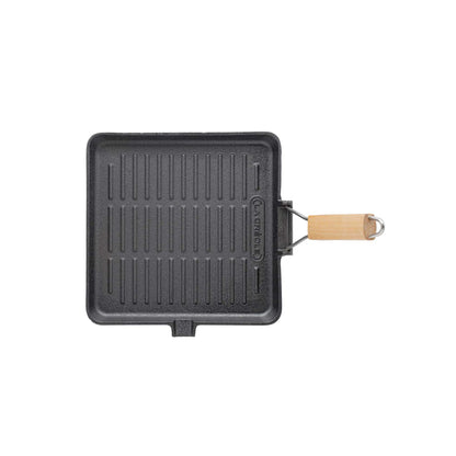 Sartén Grill Cuadrado con Vaciador 28 Cm3#Negro
