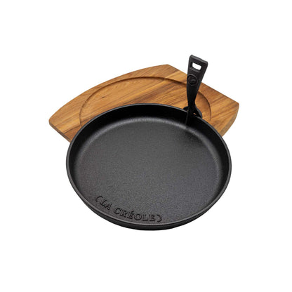Plato Para Servir en Hierro Fundido 22 Cm2#Negro
