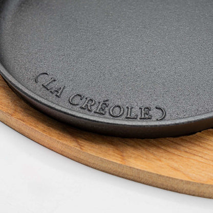 Plato Para Servir en Hierro Fundido 22 Cm5#Negro