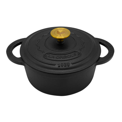 Olla Redonda 22 Cm Rouge Rubis 3 Lts6#Negro