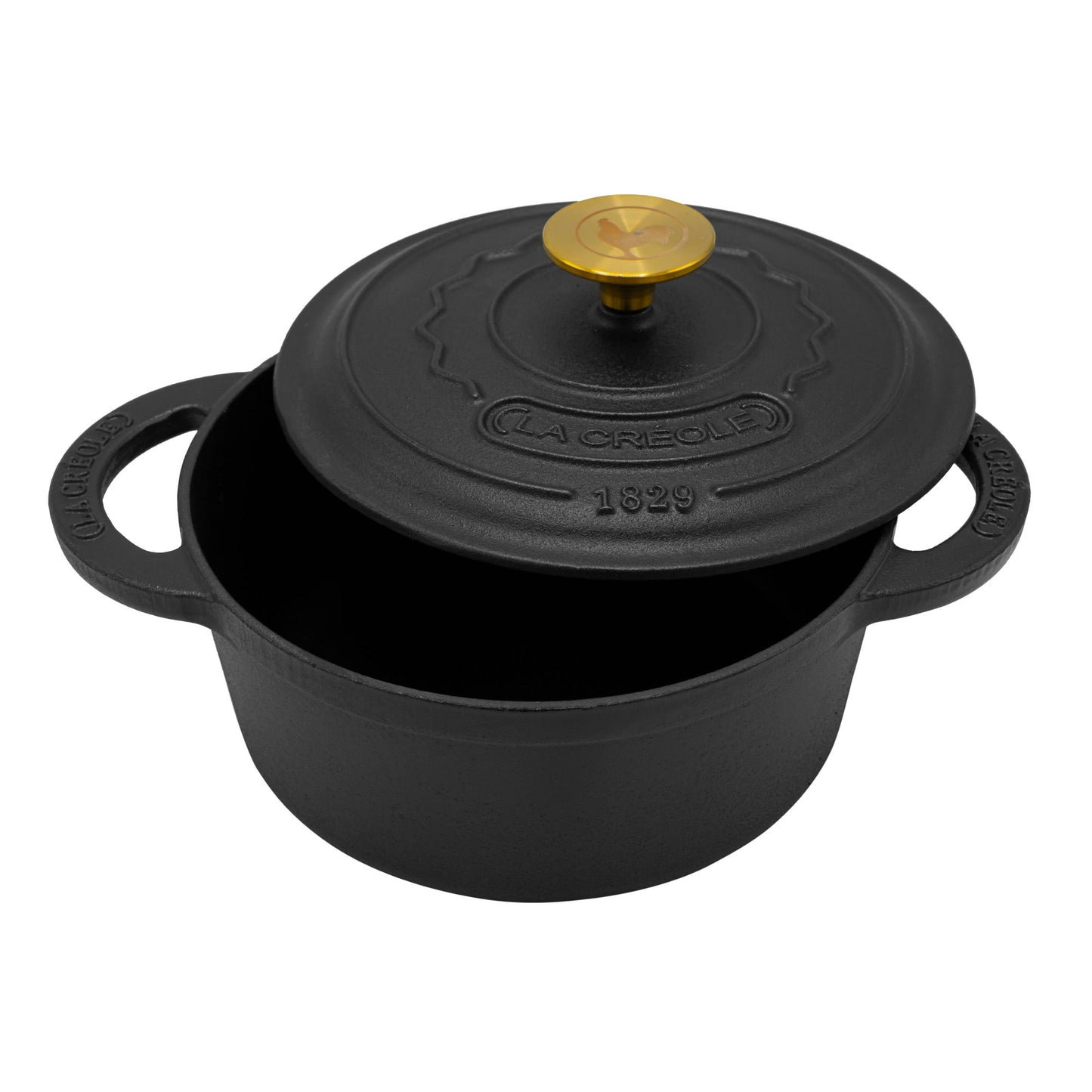 Olla Redonda 22 Cm Rouge Rubis 3 Lts7#Negro