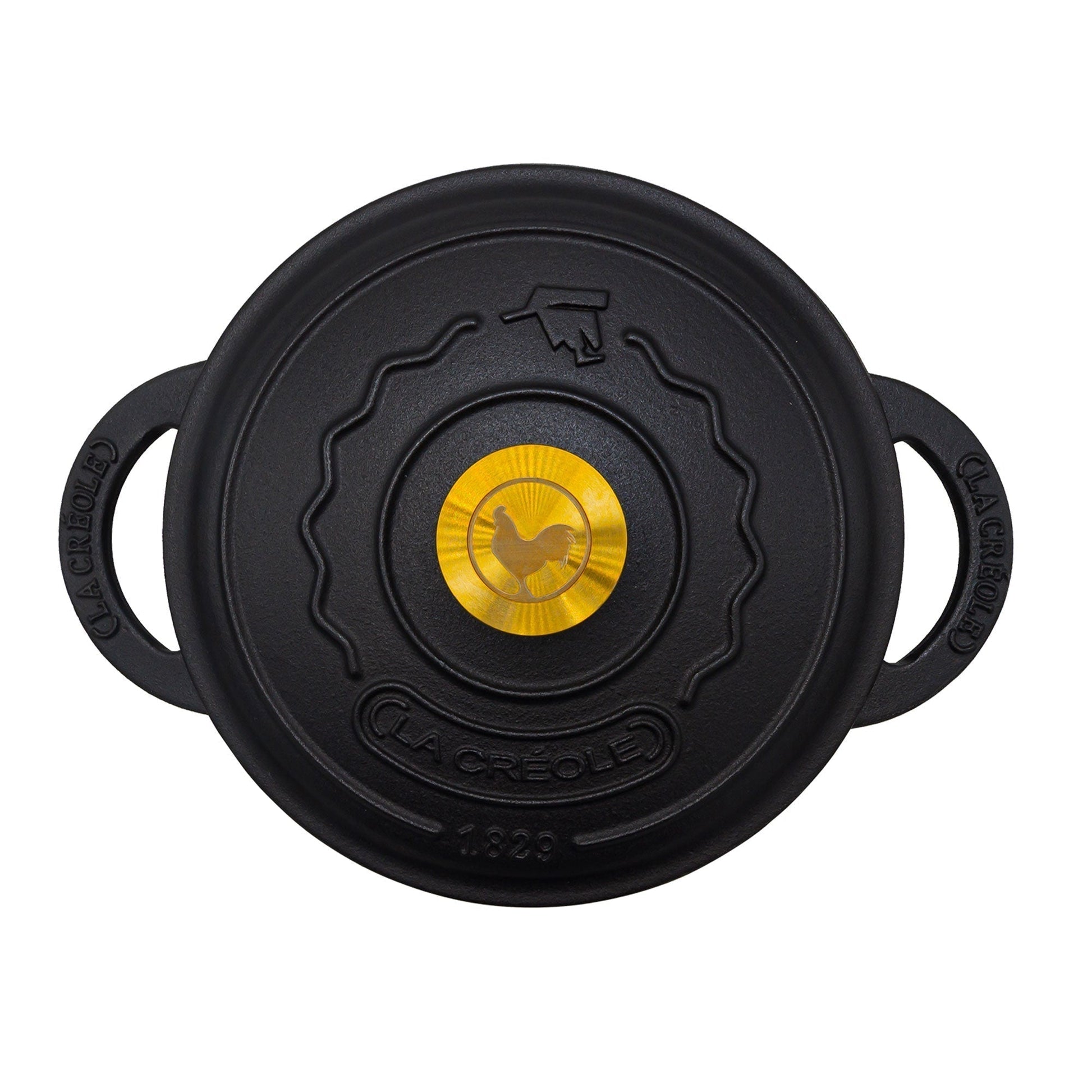 Olla Redonda 24 Cm Rouge Rubis 4 Lts7#Negro