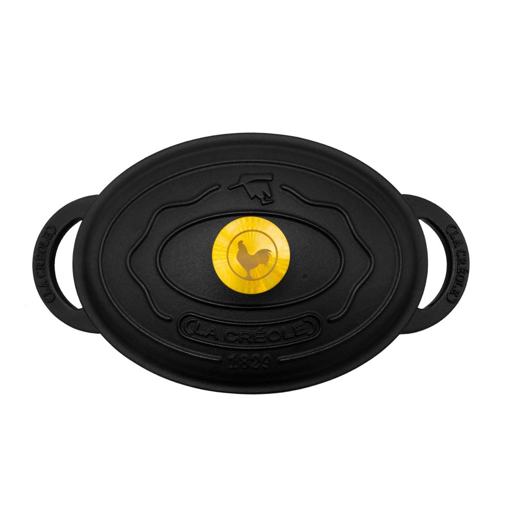 Olla Ovalada 29 Cm 4 Lt12#Negro