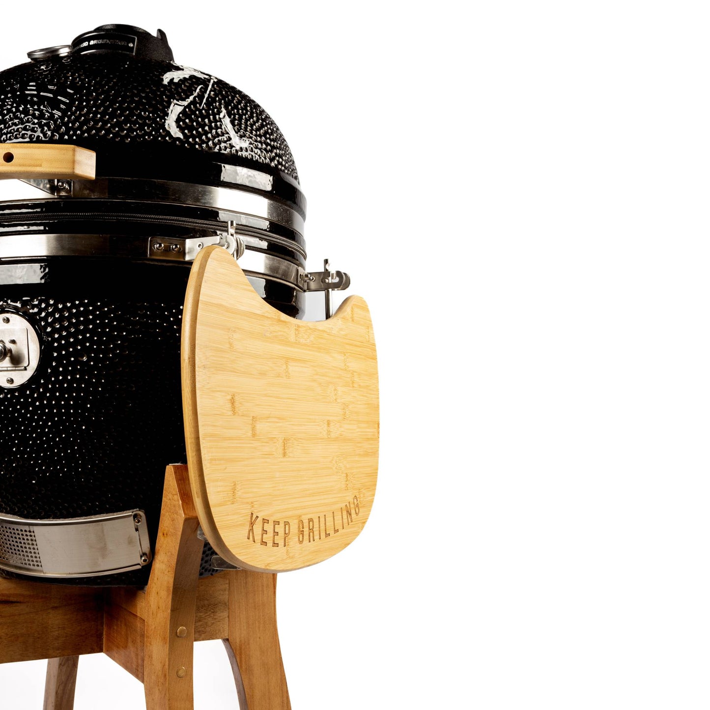Parrilla Kamado Asador Criollo Black Label + Box4#Negro