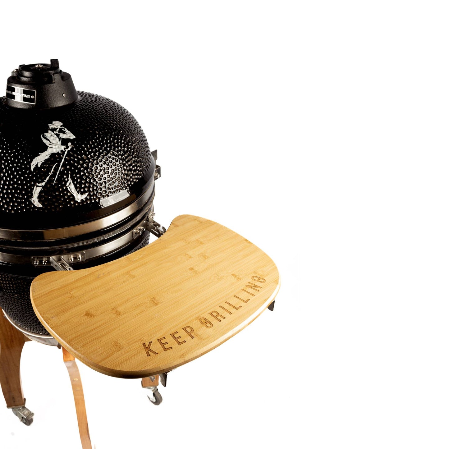 Parrilla Kamado Asador Criollo Black Label + Box8#Negro