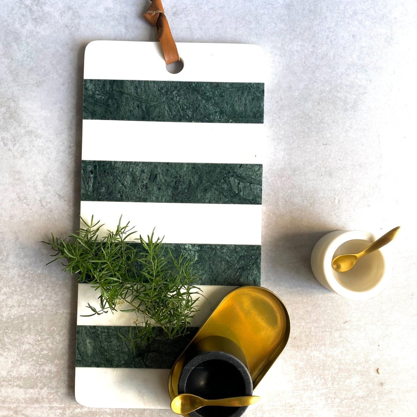 Tabla Palermo Mármol Rallada1#Blanco|Verde