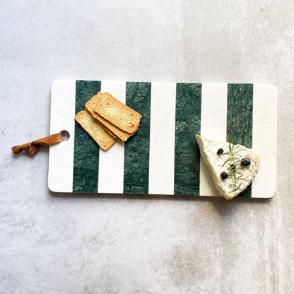 Tabla Palermo Mármol Rallada2#Blanco|Verde