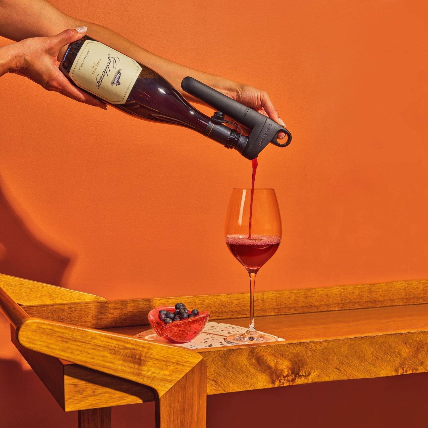 Dispensador Vino por Copas Coravin Pivot4#Negro