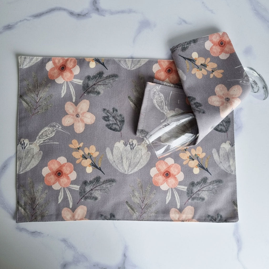 Set Individuales Roberta2#Gris