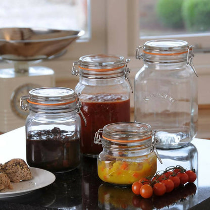 Frasco Cuadrado con Cierre Clip 1.5 Lt3#Sin Color