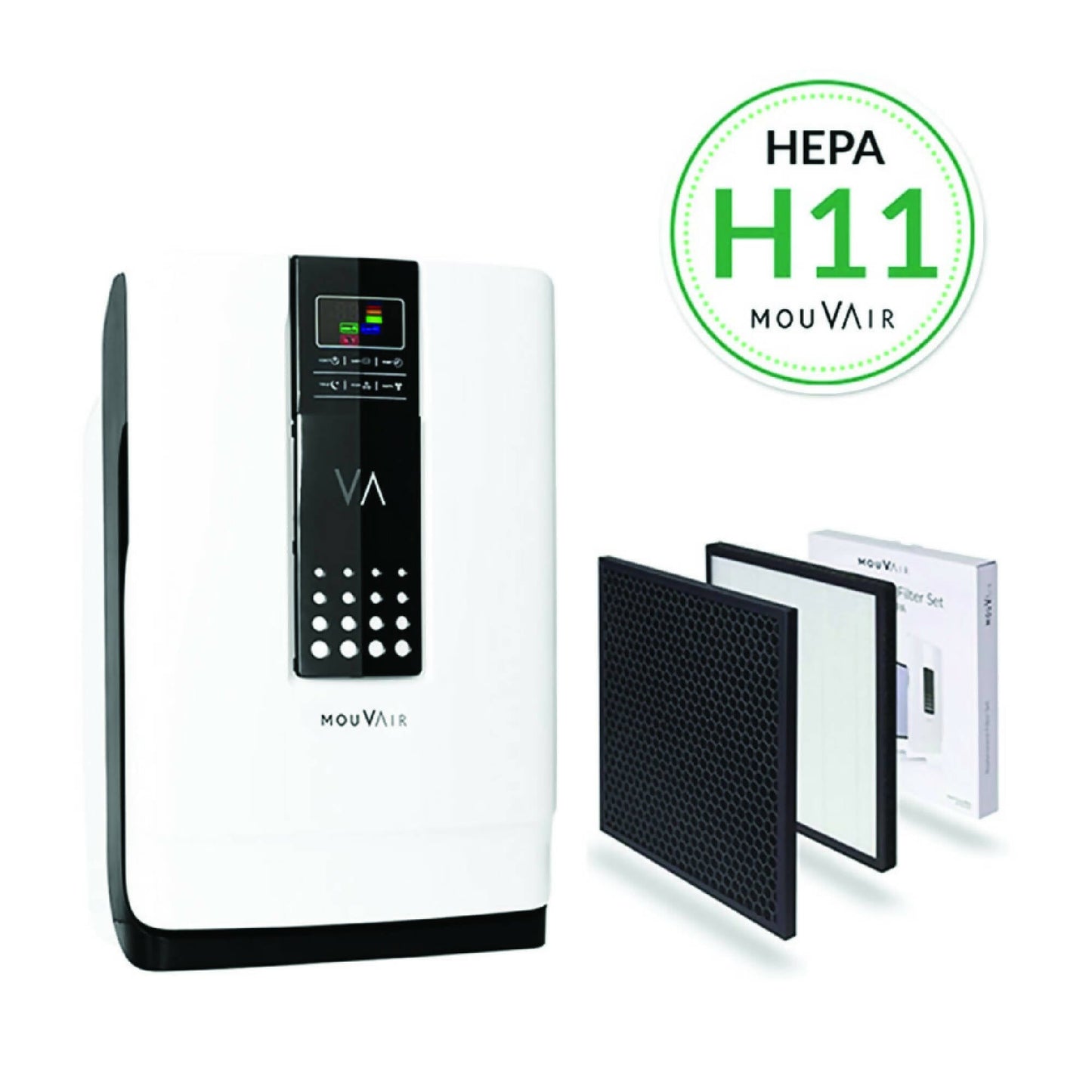 Purificador de Aire Zen con HEPA H13 + Filtros de Reemplazo HEPA H111#Blanco