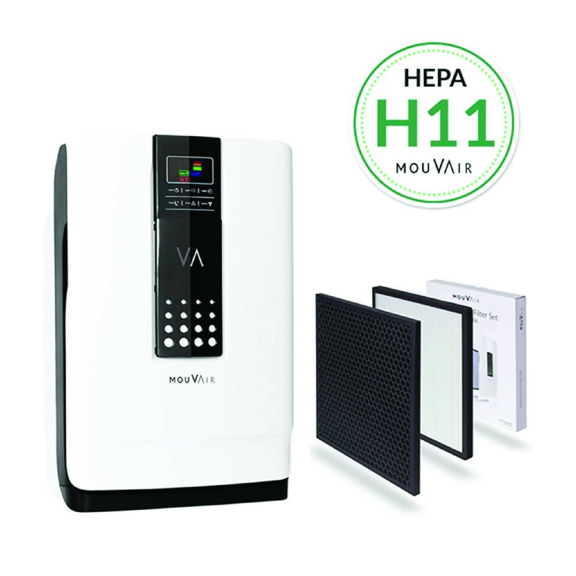 Purificador de Aire Zen con HEPA H13 + Filtros de Reemplazo HEPA H111#Blanco