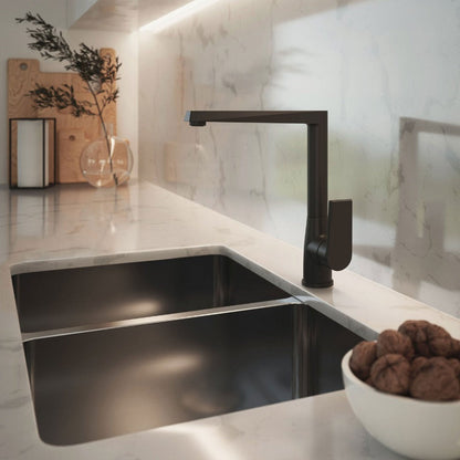 Grifería Monomando Lavaplatos Zafiro Black1#Negro