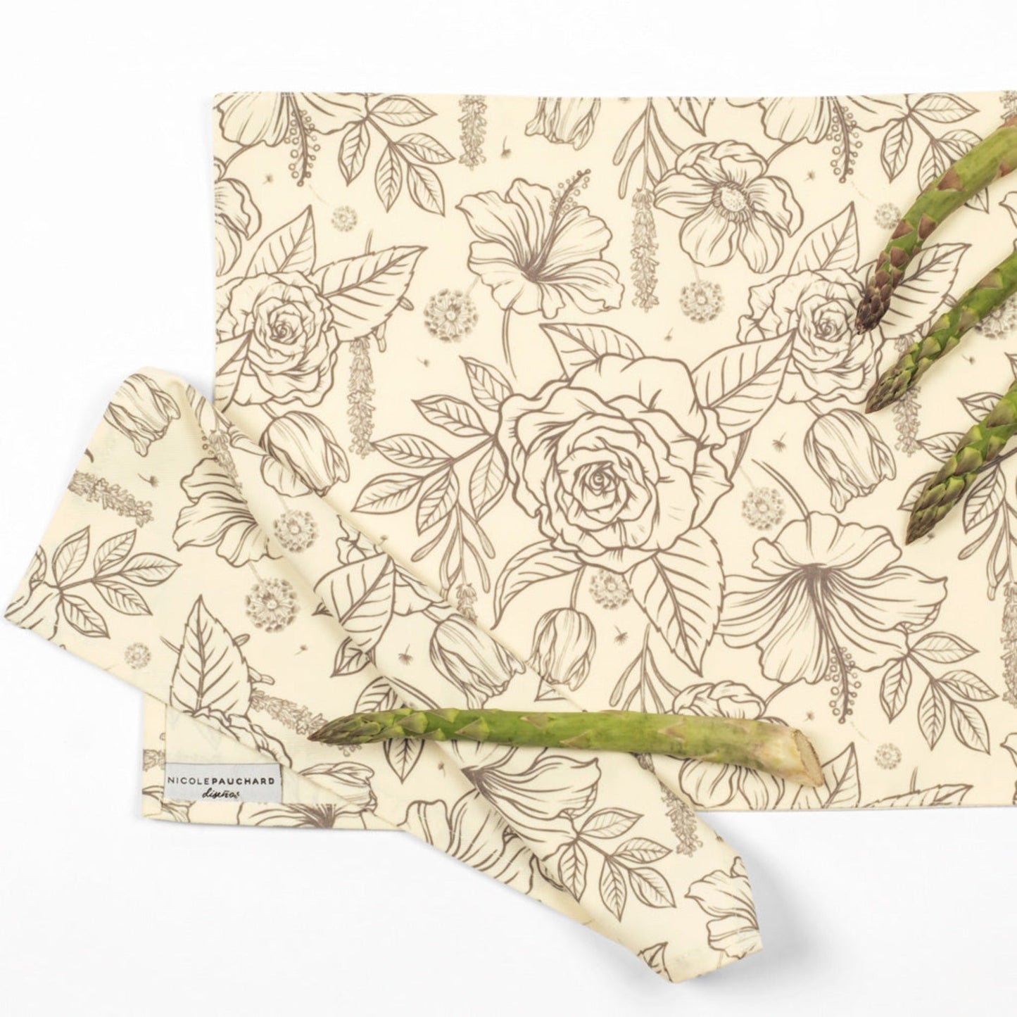 Set 4 Individuales Anita4#Gris