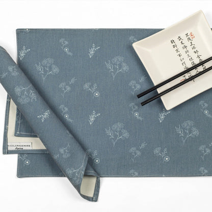 Set 4 Individuales Colomba2#Azul