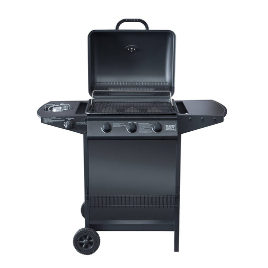 Parrilla Boston 3 Quemadores + Quemador Lateral BBQ302GCQL1#Negro