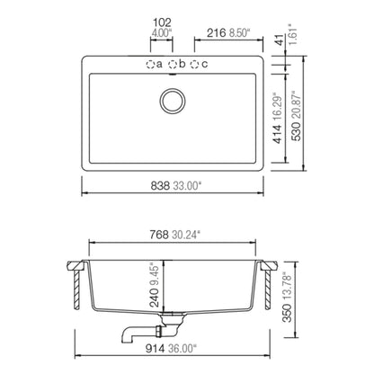 Lavaplatos Montano N 100 XL3#Blanco