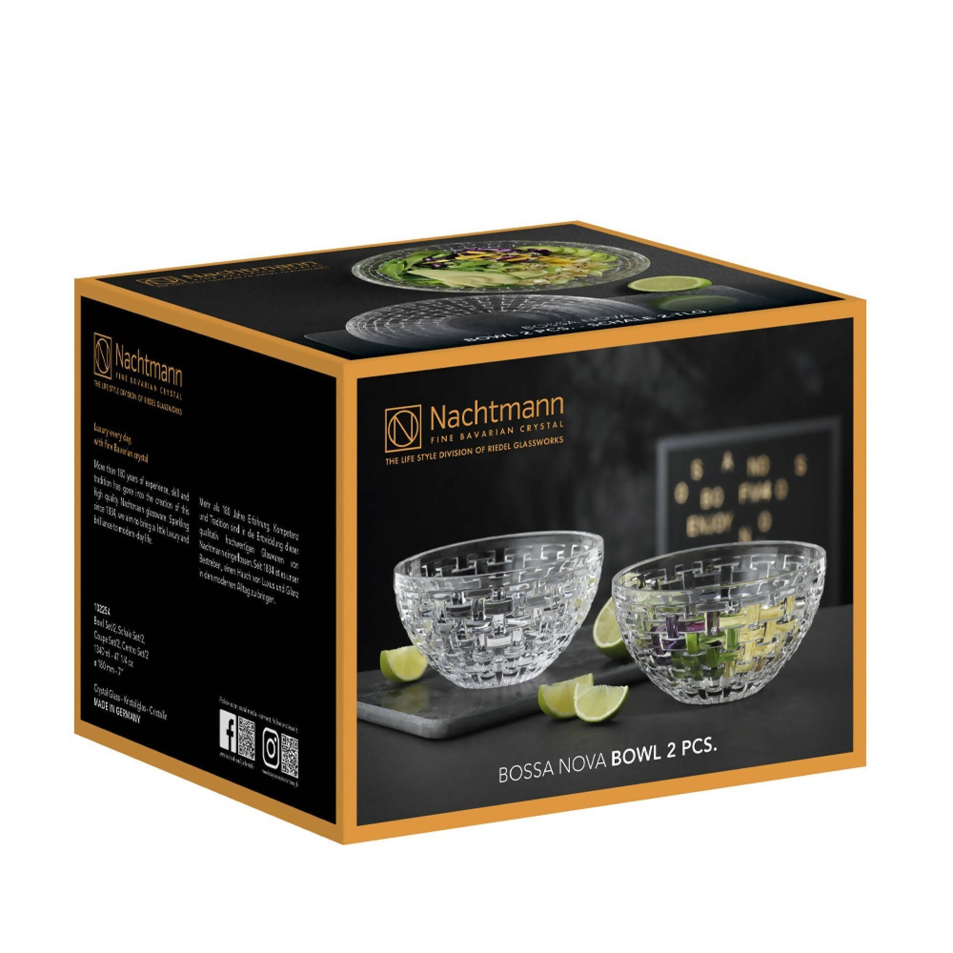 Set 2 Bowls Bossa Nova 18 cms2#Sin Color