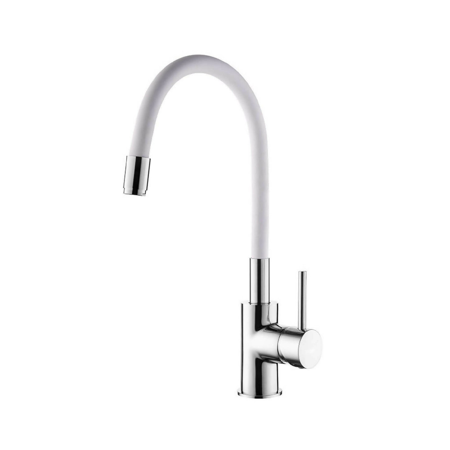 Grifería Monomando Flexible Wolobby4#Blanco