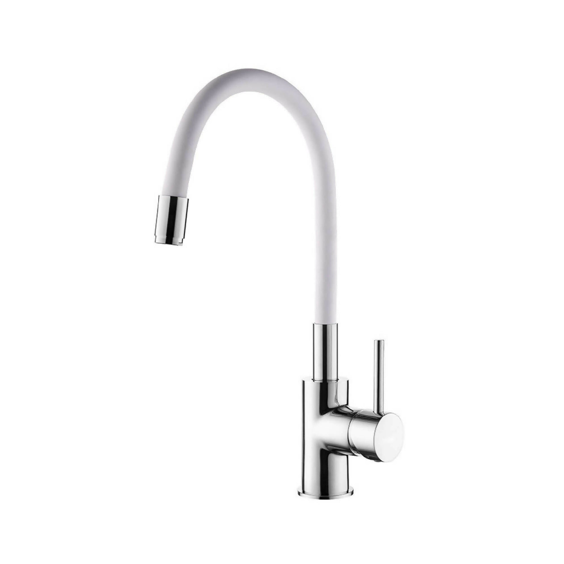 Grifería Monomando Flexible Wolobby4#Blanco