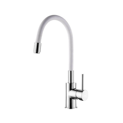 Grifería Monomando Flexible Wolobby4#Blanco