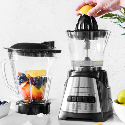 Licuadora/Exprimidora 58149-CL Vaso de Vidrio 1.5 L1#Acero