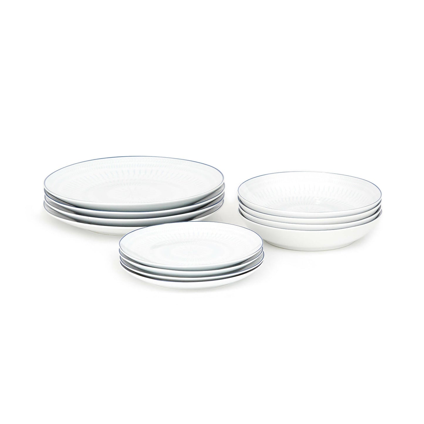 Set Vajilla Swaw 12 Pzs4#Blanco