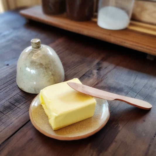 Mantequillera Cónica3#Café Claro