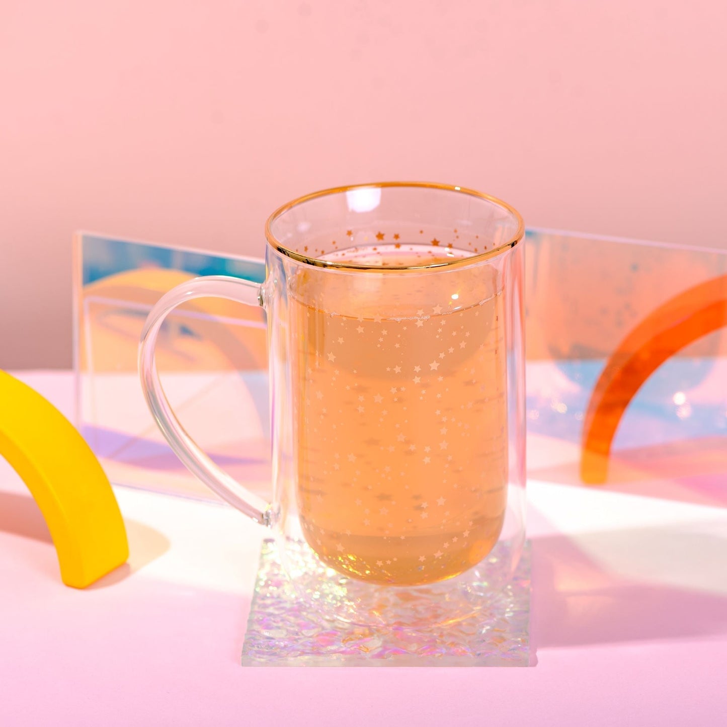 Mug Bhoro Doble Vidrio Golden Stars 470 ml4#sin color