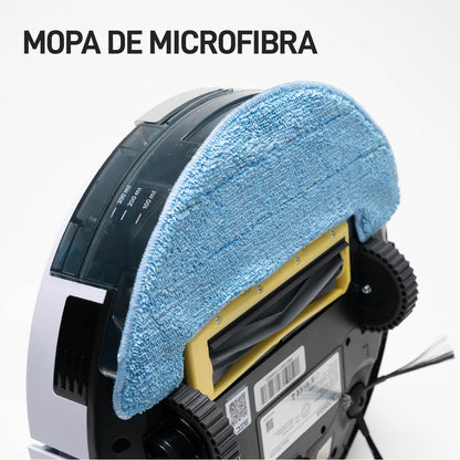Aspiradora Trapeadora Robot DUO D990 WIFI9#Blanco