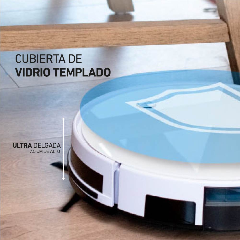 Aspiradora Trapeadora Robot DUO D990 WIFI11#Blanco