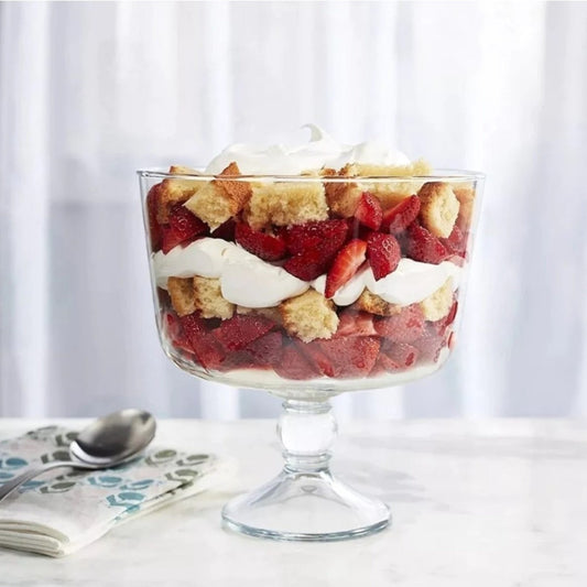 Fuente Frutera Vidrio 23 cm4#Sin Color