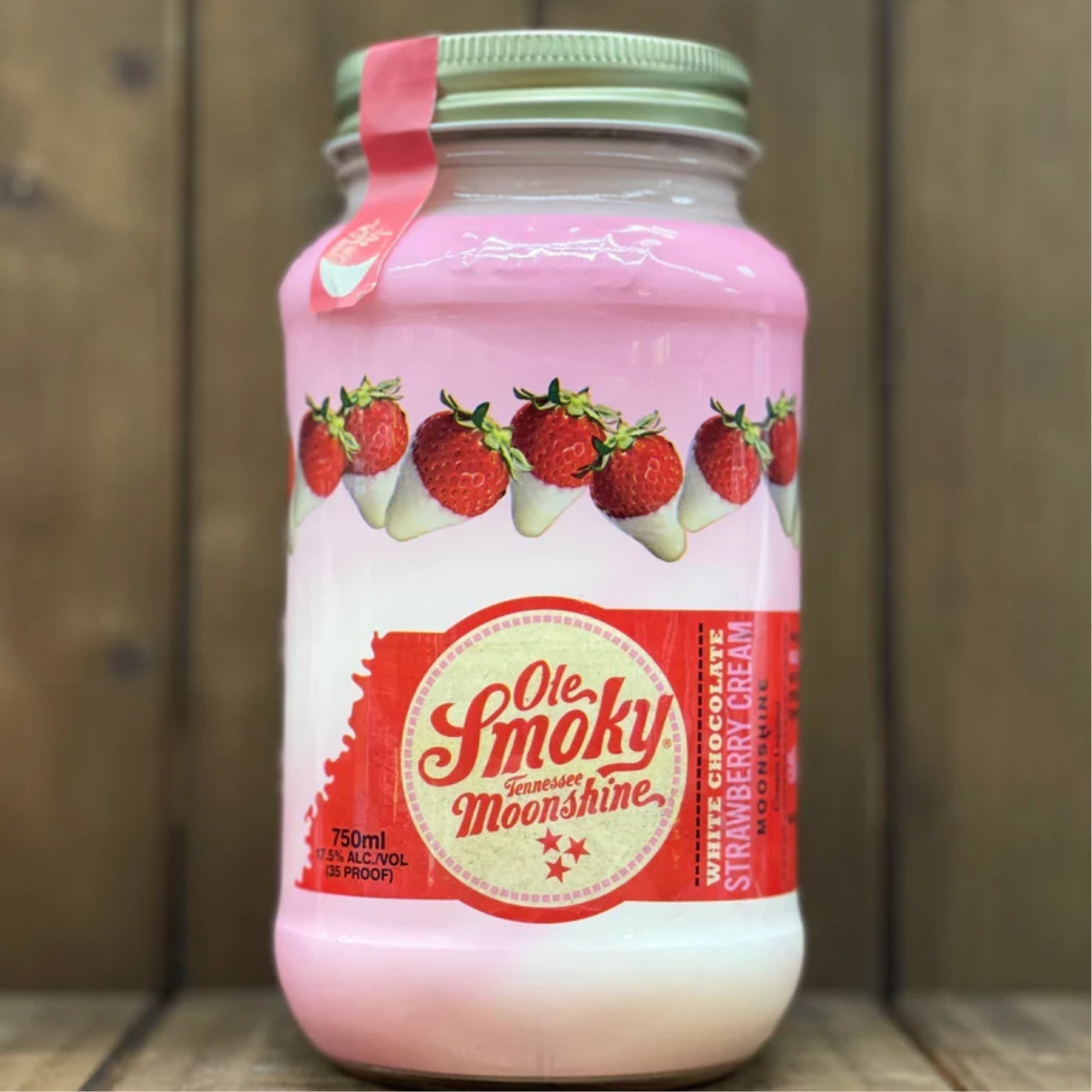 Ole Smoky White Chocolate Strawberry Cream 750 ml2#Sin color