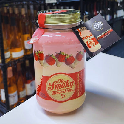 Ole Smoky White Chocolate Strawberry Cream 750 ml3#Sin color