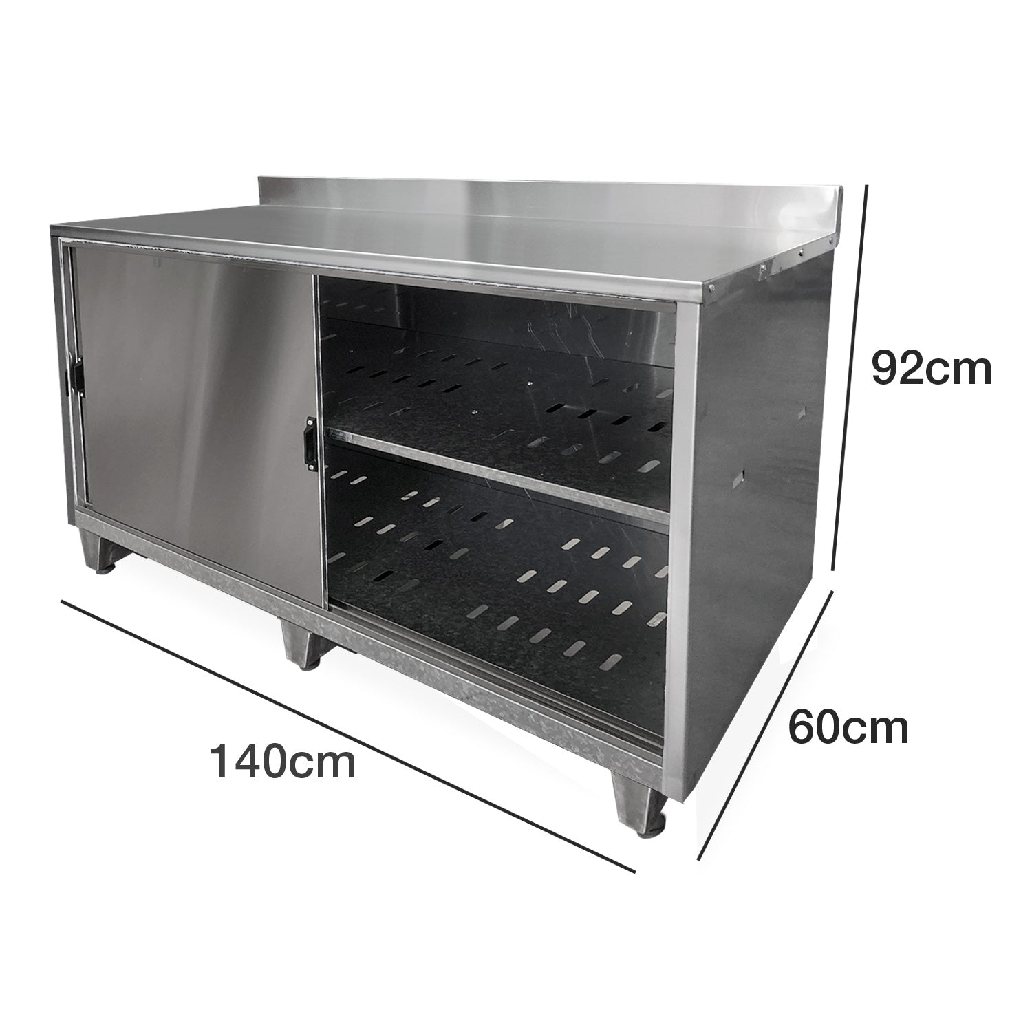 Mueble Mural Inox. Puertas Correderas ECO -1404#Gris