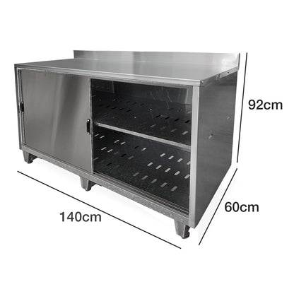 Mueble Mural Inox. Puertas Correderas ECO -1404#Gris