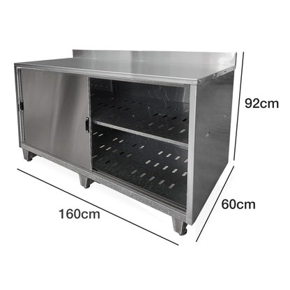 Mueble Mural Inox. Puertas Correderas ECO -1604#Gris