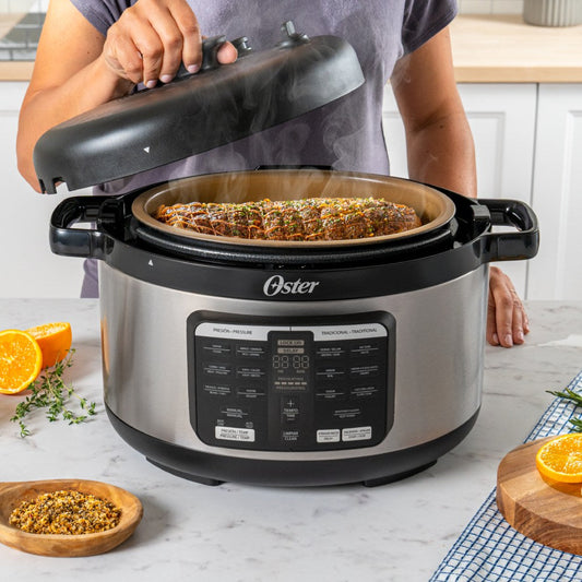 Multi Olla Rápida Ovalada 5.7 Lts 15 Funciones CKSTPCECOV571#Gris