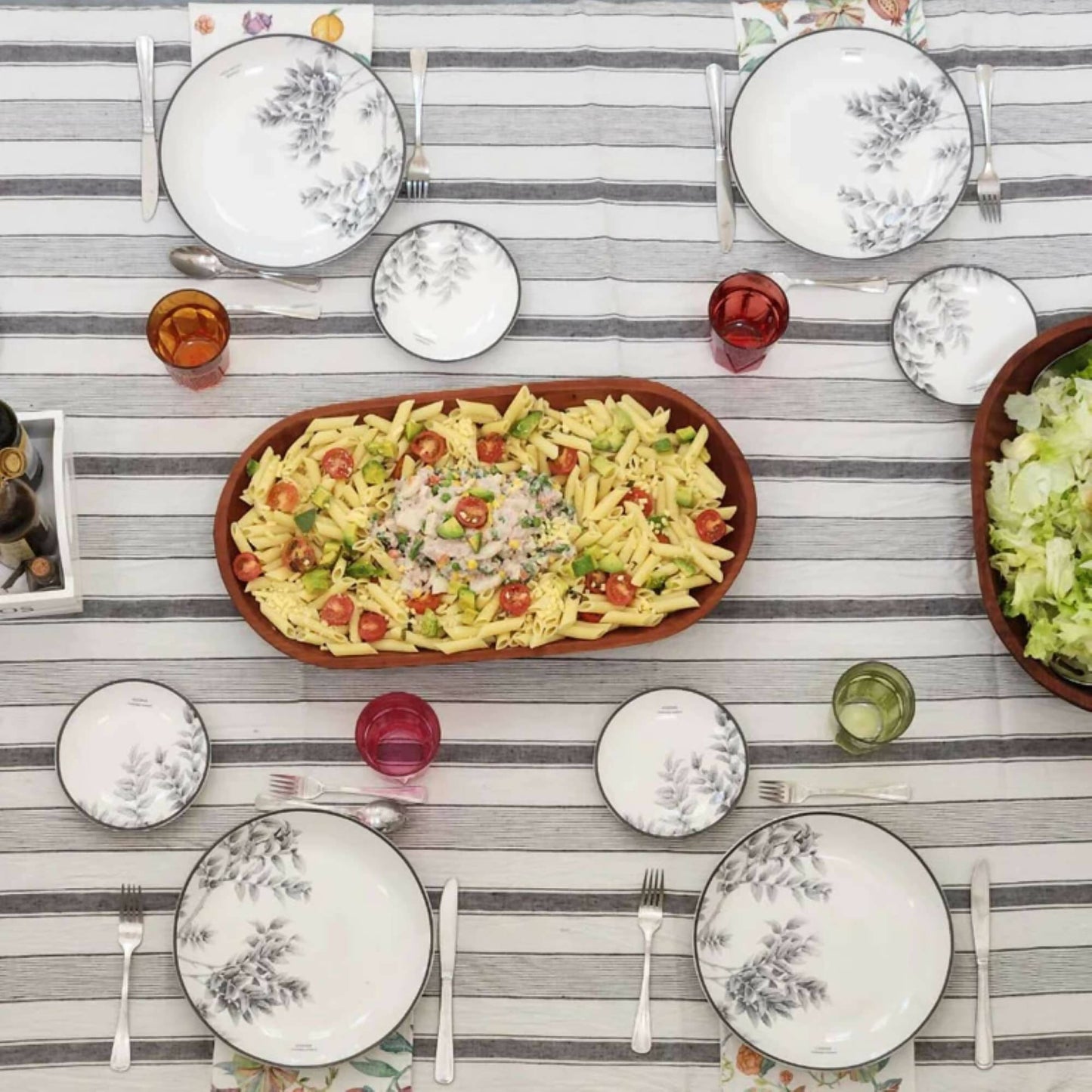 Juego 24 Piezas Porcelana Coihue by Garuga1#Blanco