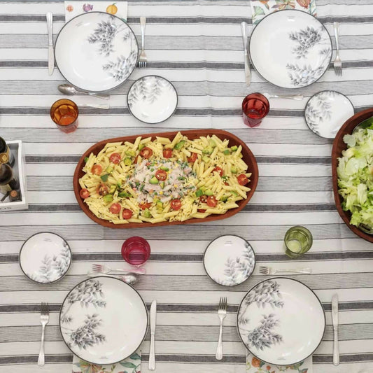 Juego 24 Piezas Porcelana Coihue by Garuga1#Blanco