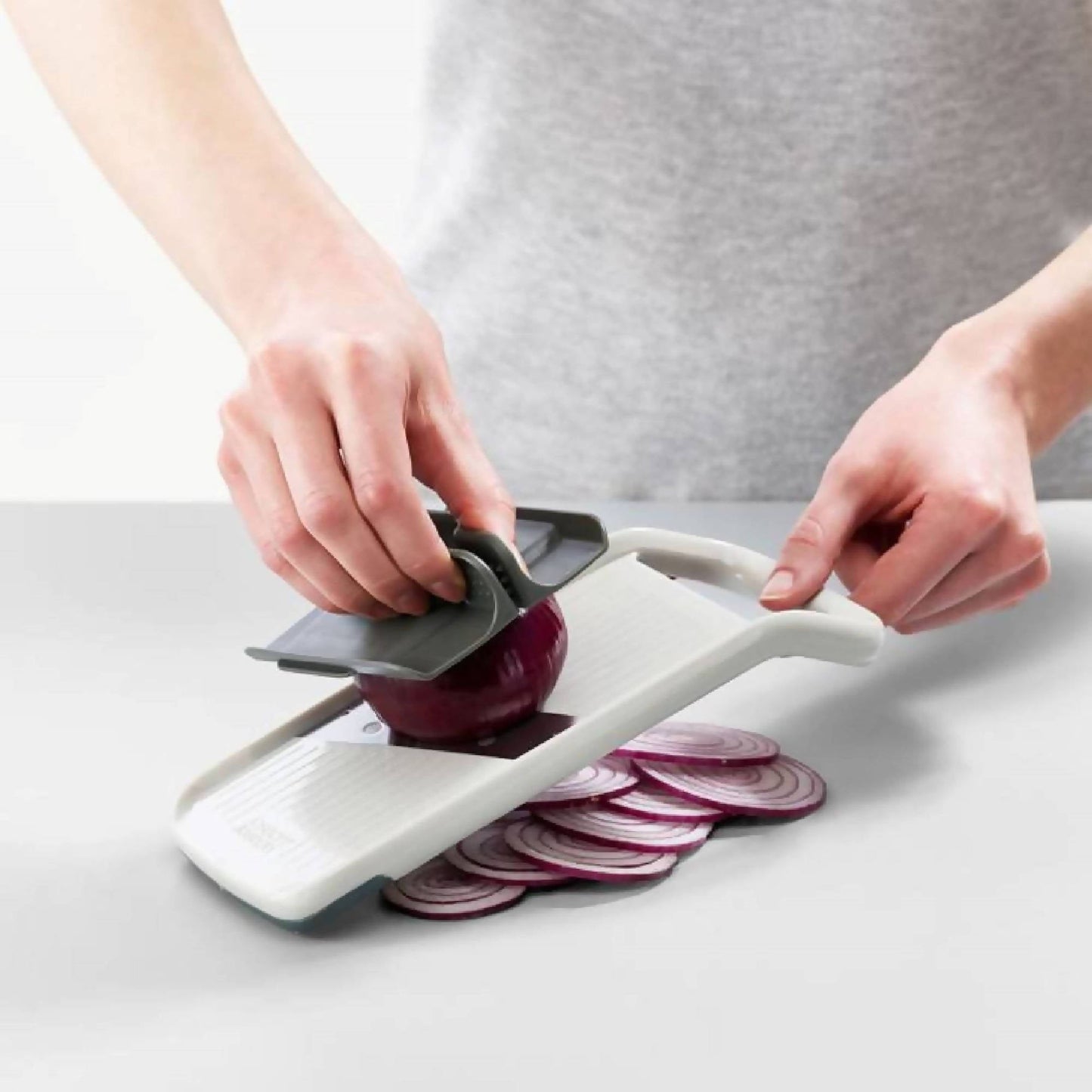 Mandolina Manual Duo4#Gris