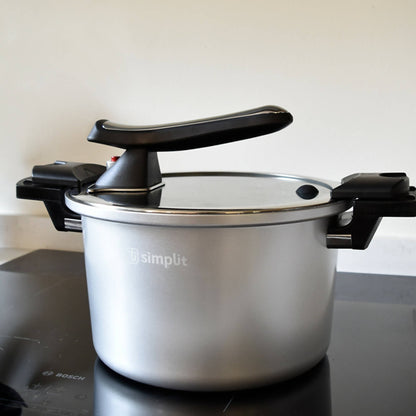 Olla A Presión Baja Antiadherente 5 Lts