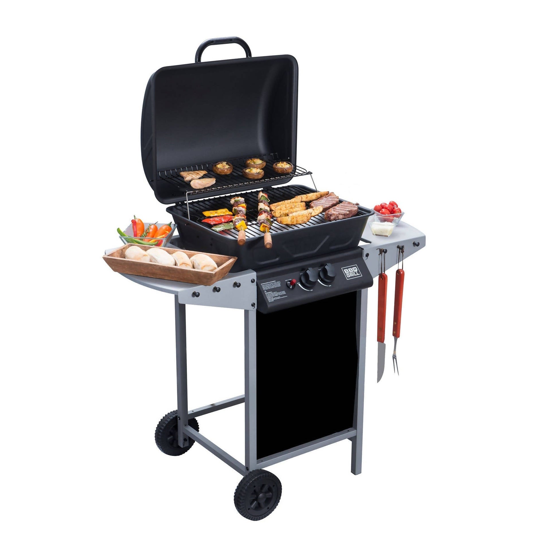 Parrilla Denver 2 Quemadores BBQ201GC1#Negro