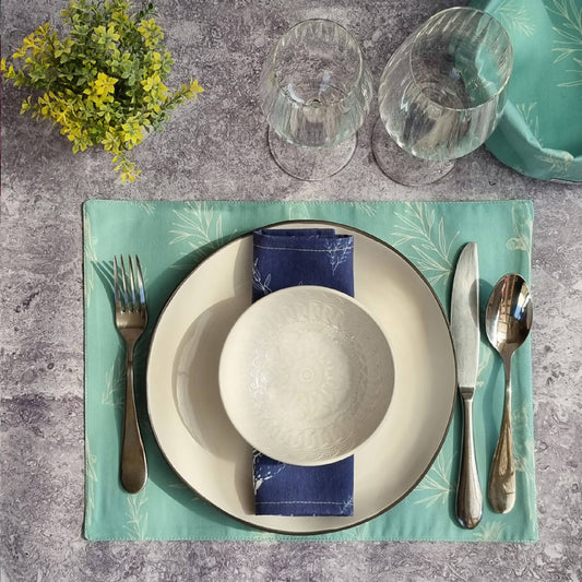 Pack 4 Individuales Aurora1#Celeste